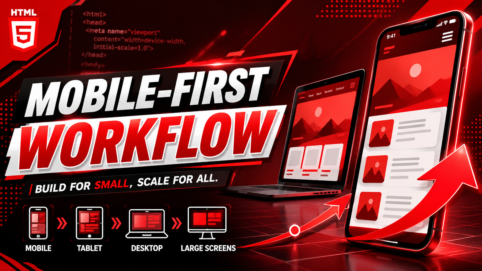 Responsive HTML Grid System tutorial thumbnail